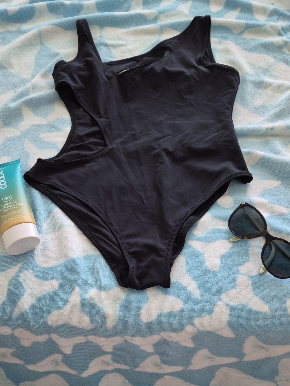 Classic Black One-Piece Swimsuit